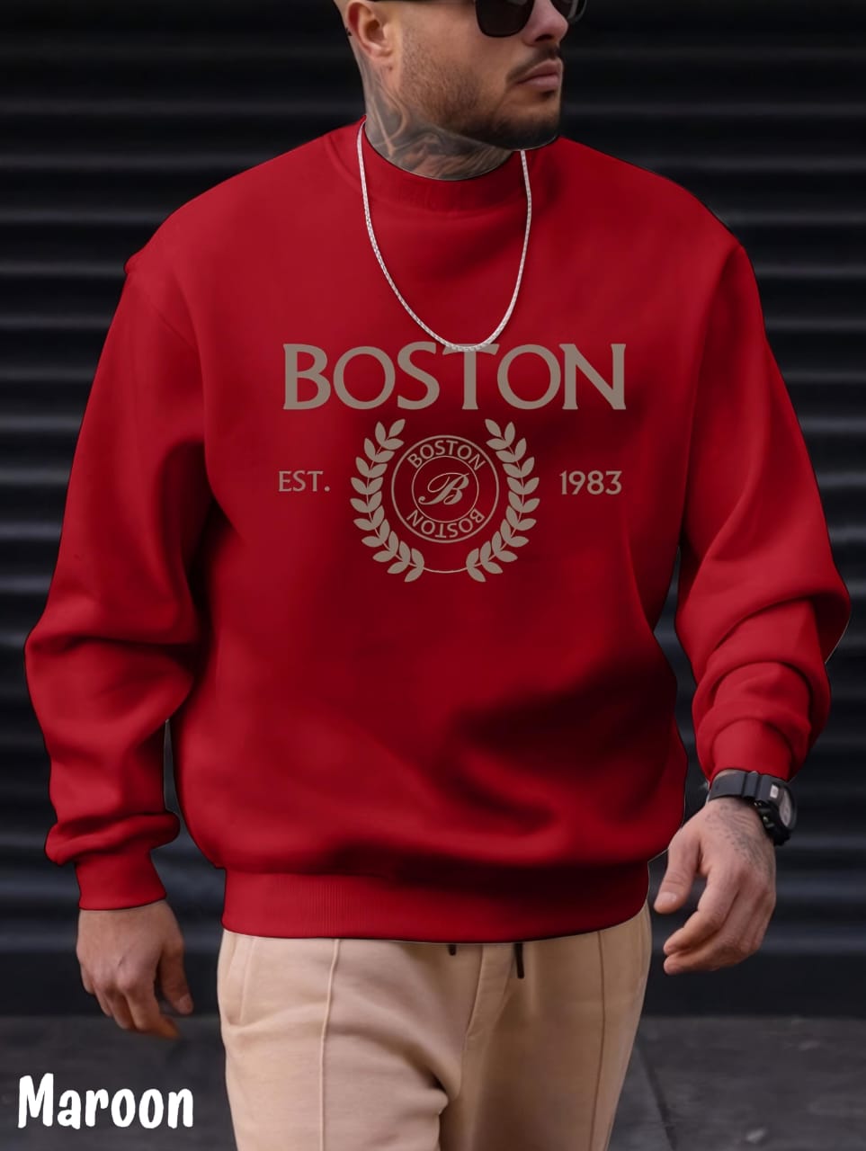 Boston Premium Winter Sweatshirt