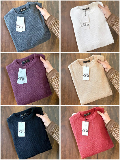 ZARA Man Premium Woolen Pullovers